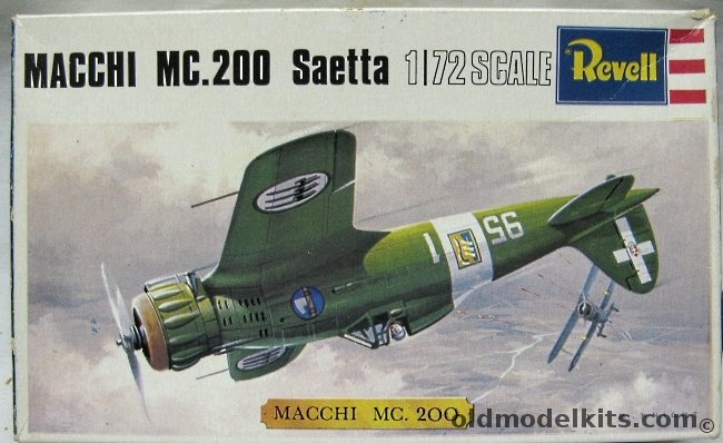 Revell 1/72 Macchi MC-200 Saetta - (MC.200), H657 plastic model kit